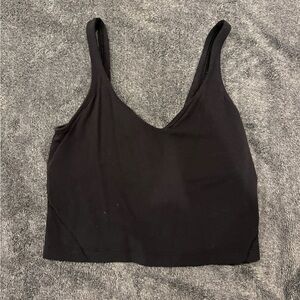 Lululemon Cropped Align V Neck Top